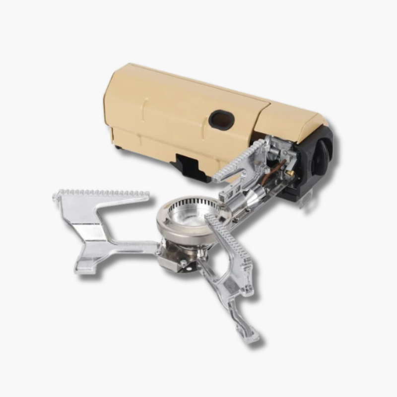 Réchaud à gaz de camping portable et léger | Équipement de cuisine de plein air pliable