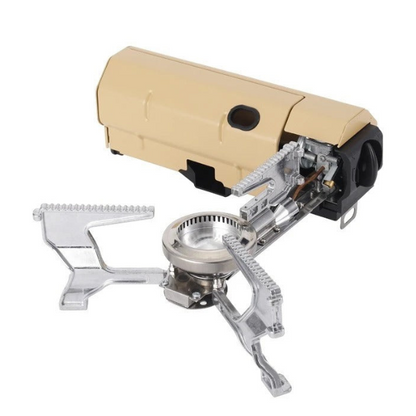 Réchaud à gaz de camping portable et léger | Équipement de cuisine de plein air pliable