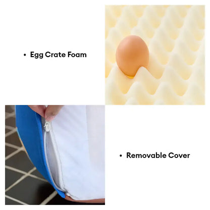 Canapé-lit orthopédique à rayures pour chien - Un canapé confortable pour votre animal de compagnie