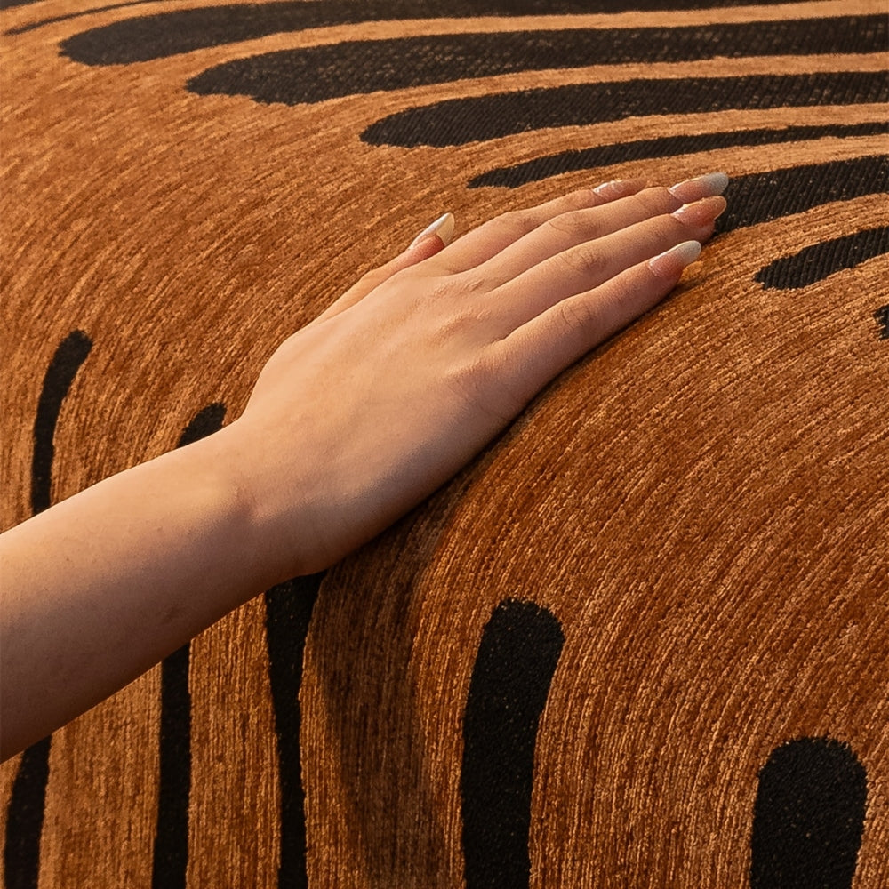 Stammes-geometrische Chenille-Bankhoes 