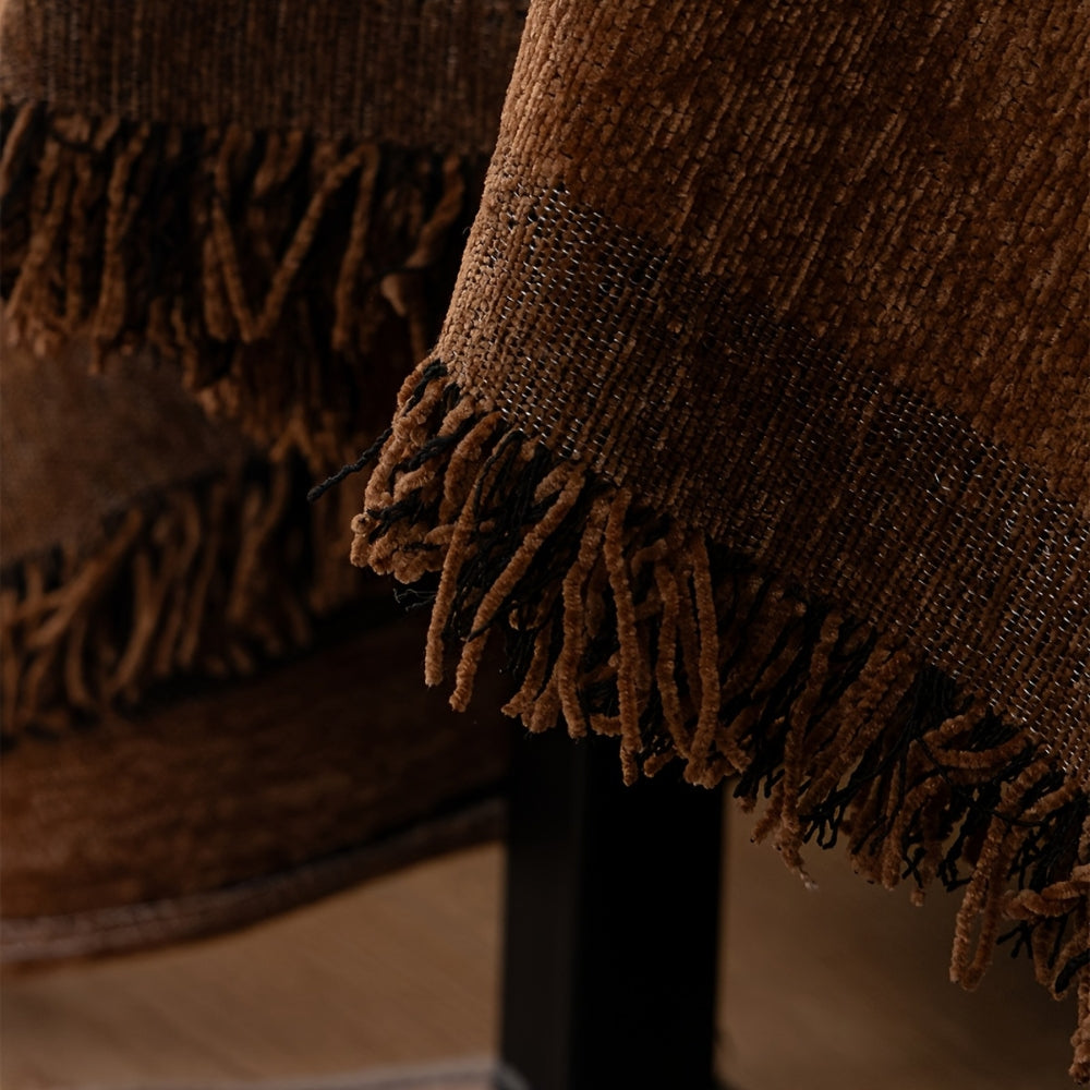 Stammes-geometrische Chenille-Bankhoes 