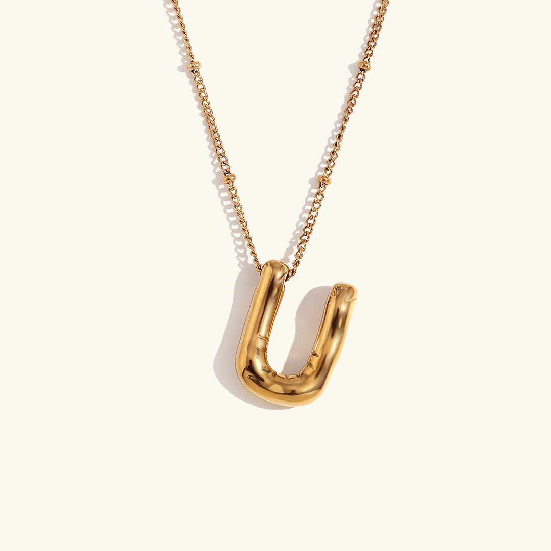Arabella - Balloon Letter Initial Necklace — crafted for everyday quality.