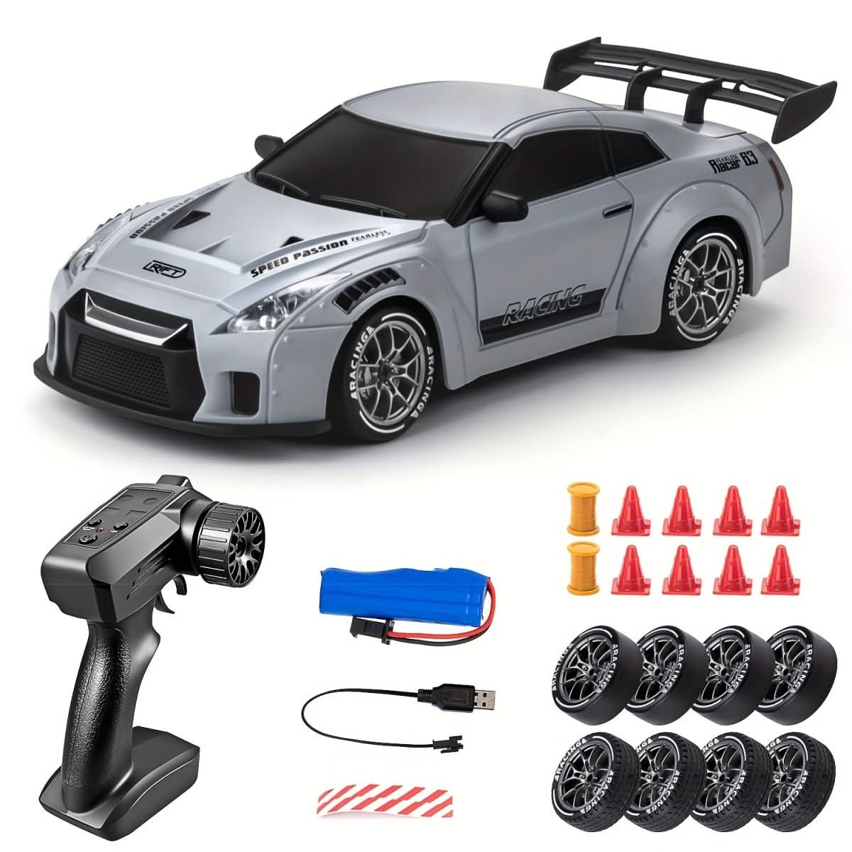 DRIFTRACER – RC Auto für LED Drift & 4WD Spaß