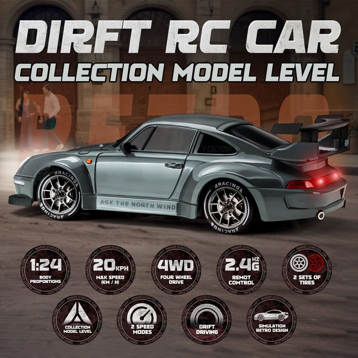 DRIFTRACER – RC Auto für LED Drift & 4WD Spaß