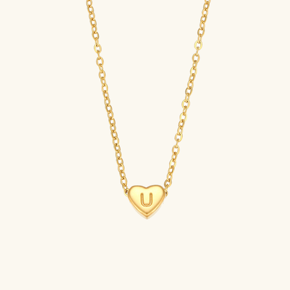 Collier Juliette - Initiale en forme de cœur en or — conçu pour une qualité au quotidien.