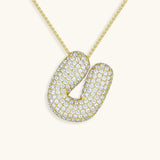 Esme - Bubble Initial Diamond Necklace — designed to inspire your lifestyle.