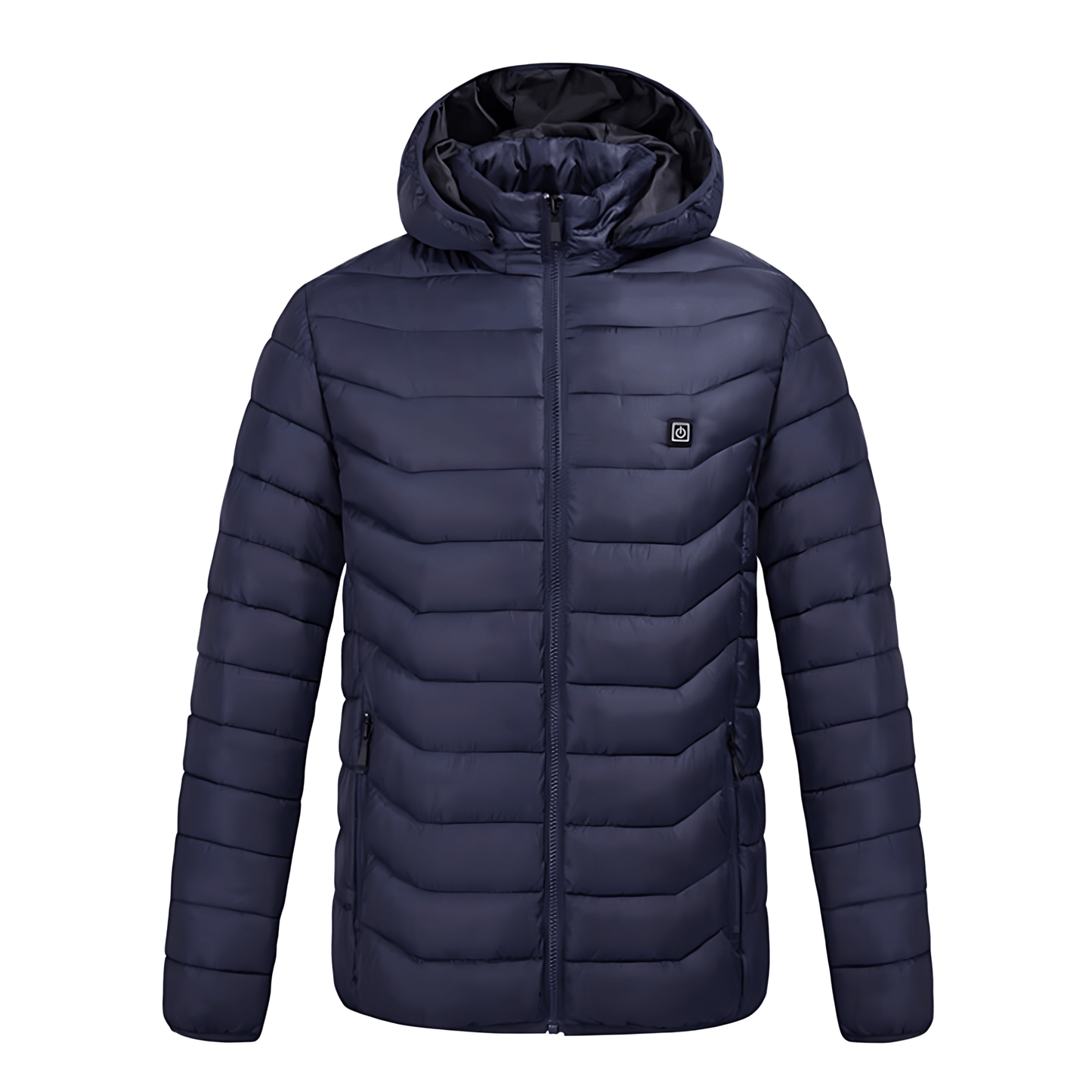 Heizbare Jacke - Mit Kapuze - Puffer - Daunenjacke - Herren Winterjacke 