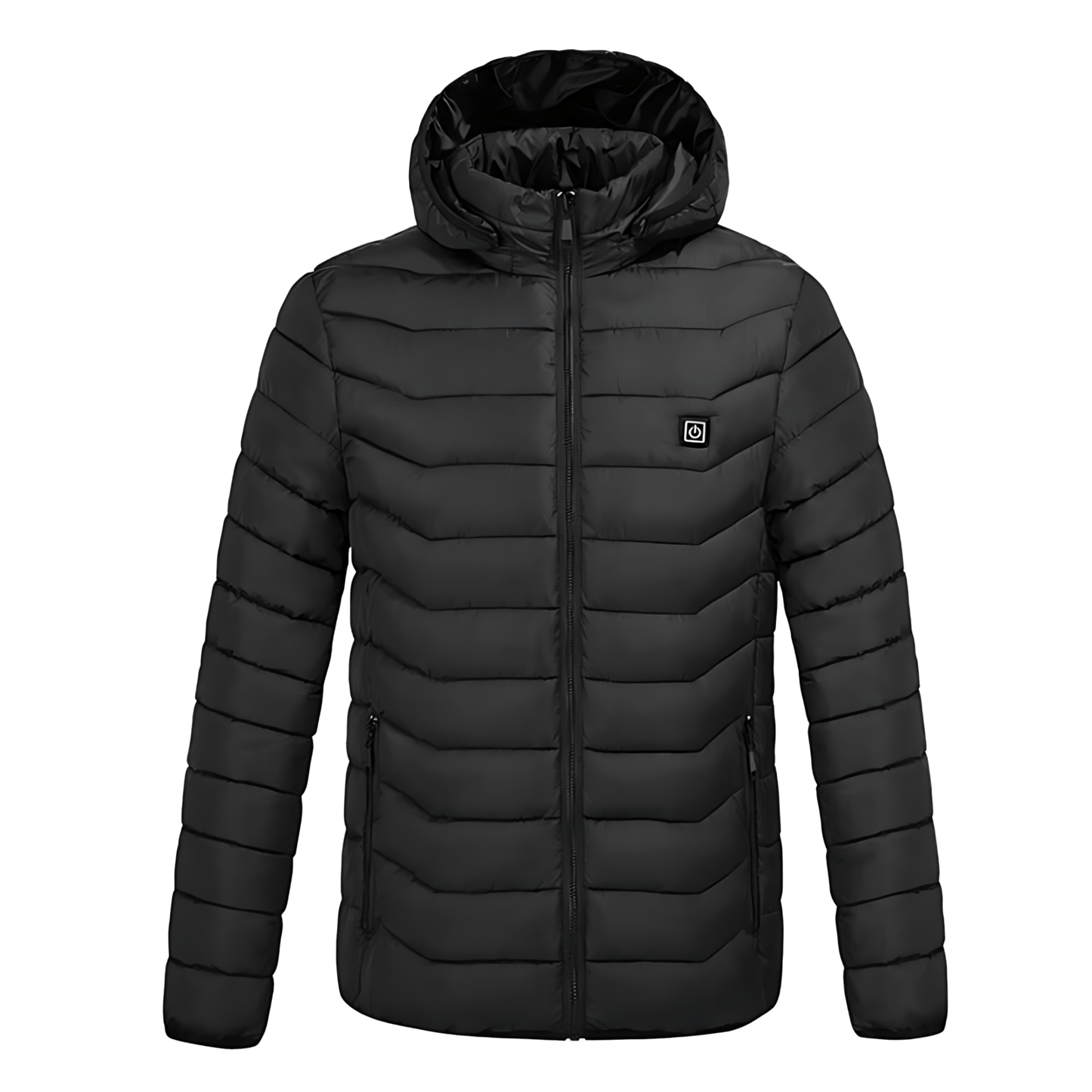 Heizbare Jacke - Mit Kapuze - Puffer - Daunenjacke - Herren Winterjacke 
