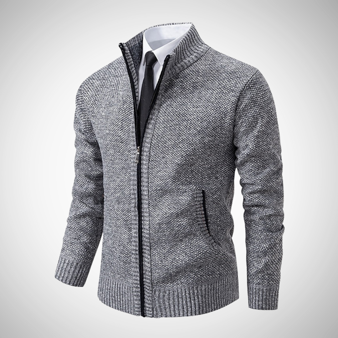 Pull zippé pour hommes – Stijlvolle Gebreide Pullover voor Werk et Casual Wear