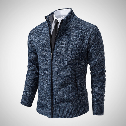 Pull zippé pour hommes – Stijlvolle Gebreide Pullover voor Werk et Casual Wear