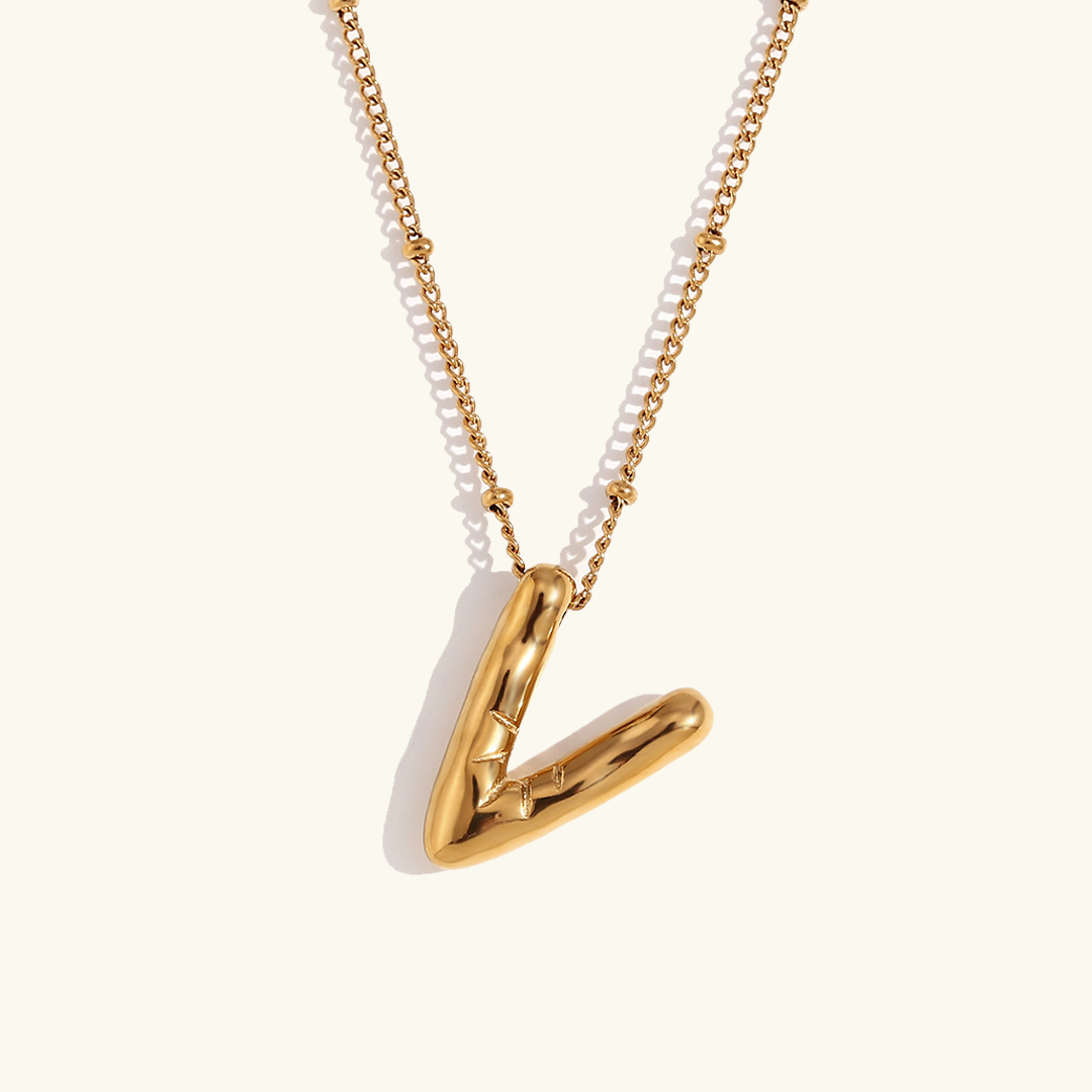 Arabella - Balloon Letter Initial Necklace — crafted for everyday quality.