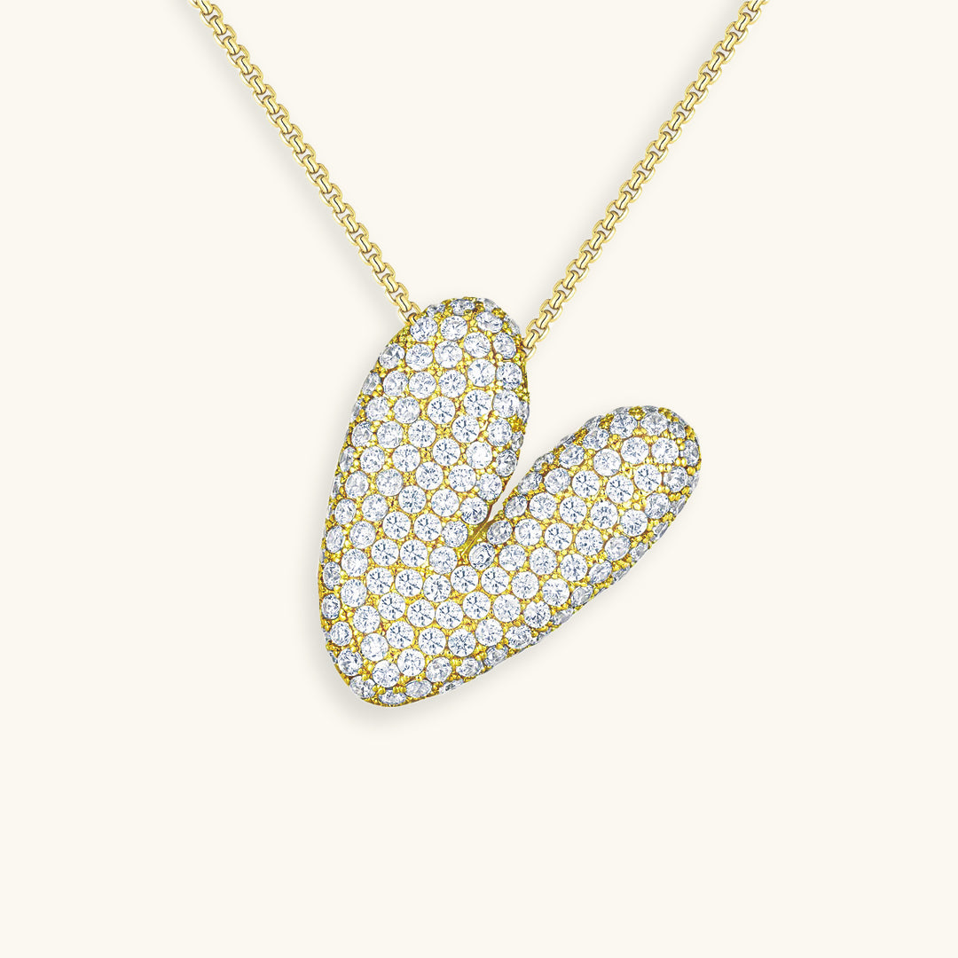 Collier Esme - Initiale en forme de bulle avec diamant — conçu pour inspirer votre style de vie.