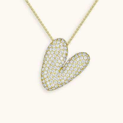 Collier Esme - Initiale en forme de bulle avec diamant — conçu pour inspirer votre style de vie.