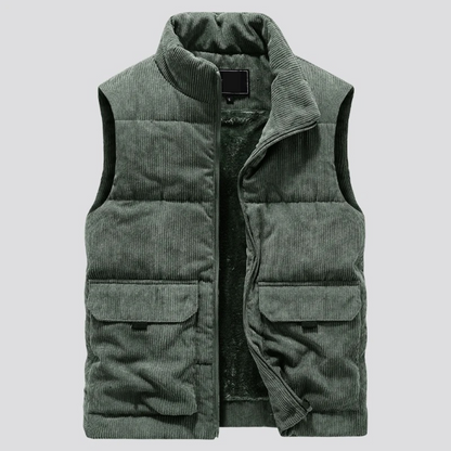 Weste | Cord | Gepolstert | Pufferweste | Herren Gilet