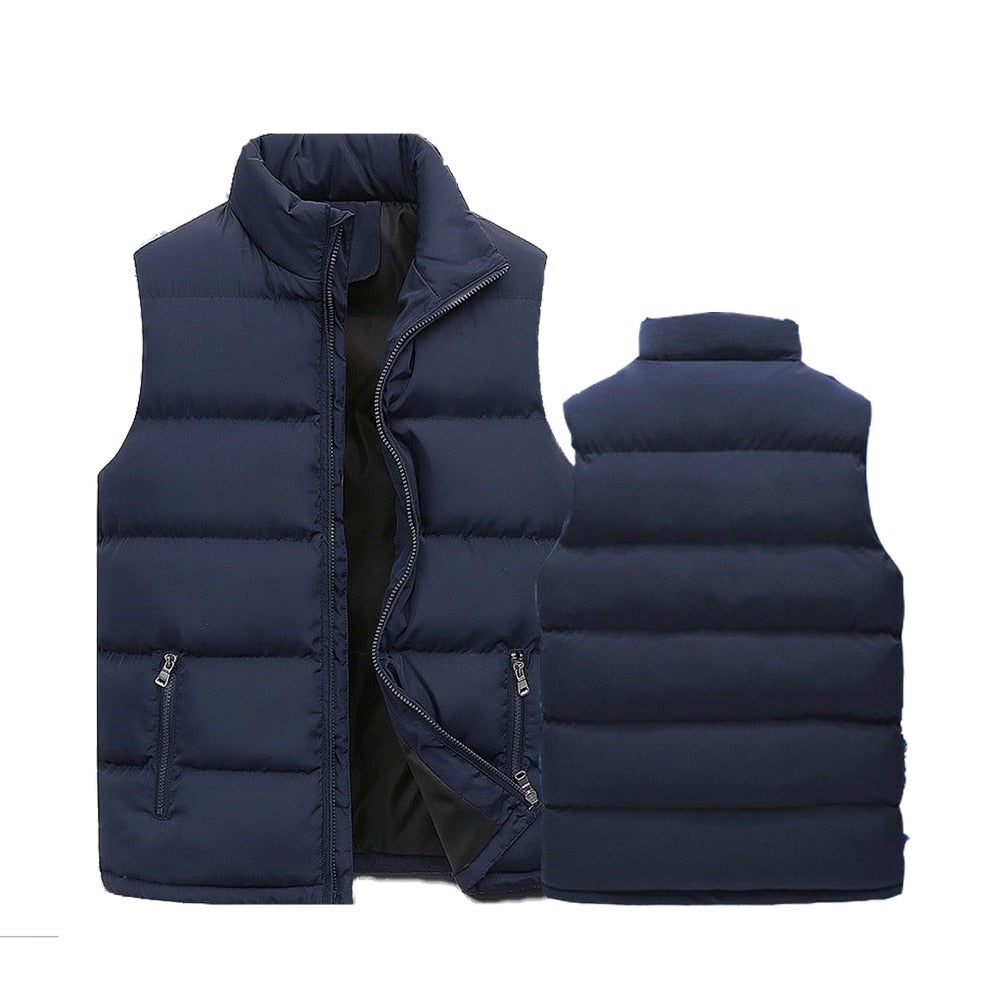 Puffer-Weste | Mit Reißverschluss | Gepolstert | Bodywarmer | Herren Gilet