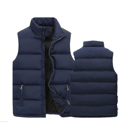 Puffer-Weste | Mit Reißverschluss | Gepolstert | Bodywarmer | Herren Gilet