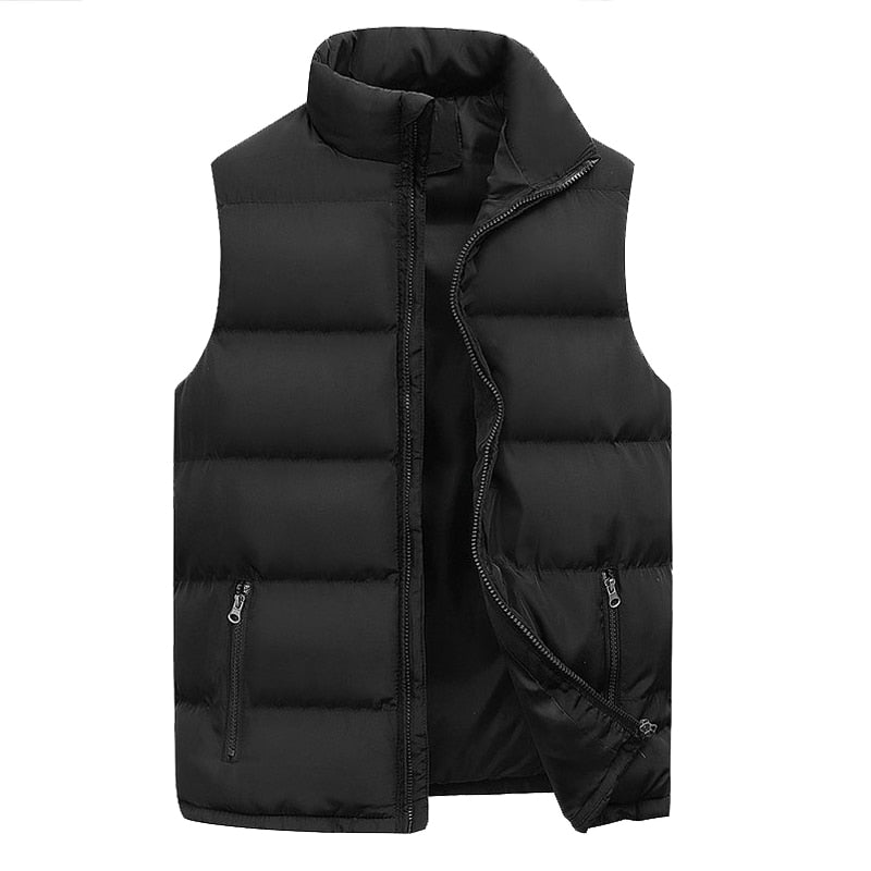 Puffer-Weste | Mit Reißverschluss | Gepolstert | Bodywarmer | Herren Gilet
