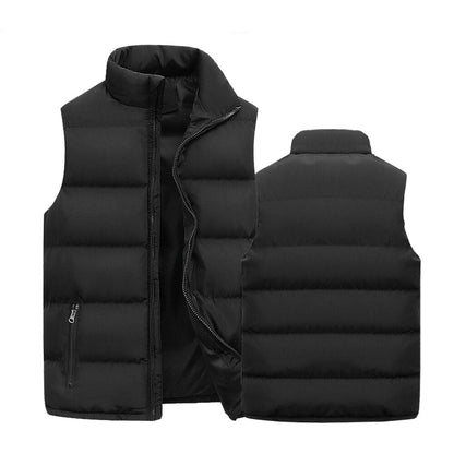 Puffer-Weste | Mit Reißverschluss | Gepolstert | Bodywarmer | Herren Gilet