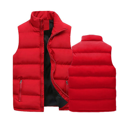 Puffer-Weste | Mit Reißverschluss | Gepolstert | Bodywarmer | Herren Gilet