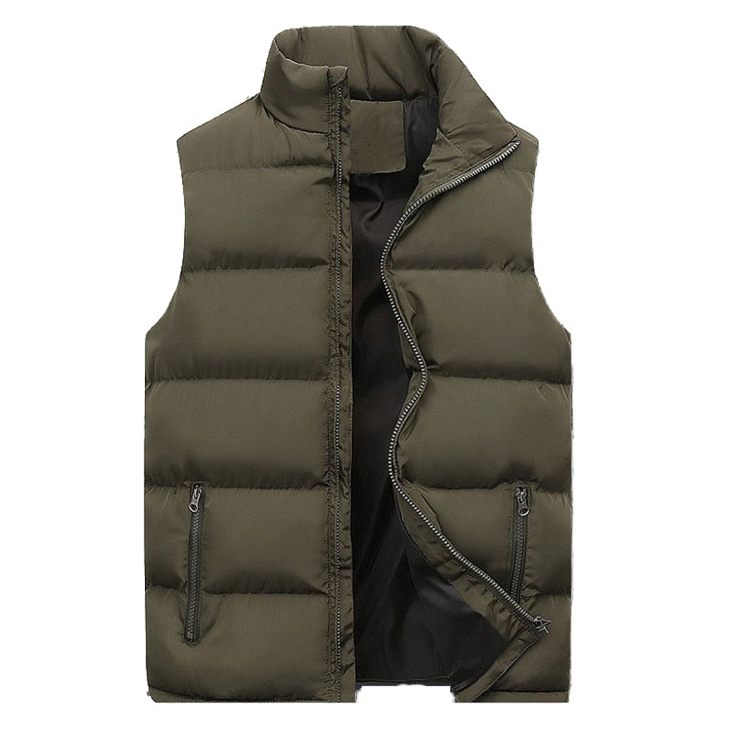 Puffer-Weste | Mit Reißverschluss | Gepolstert | Bodywarmer | Herren Gilet