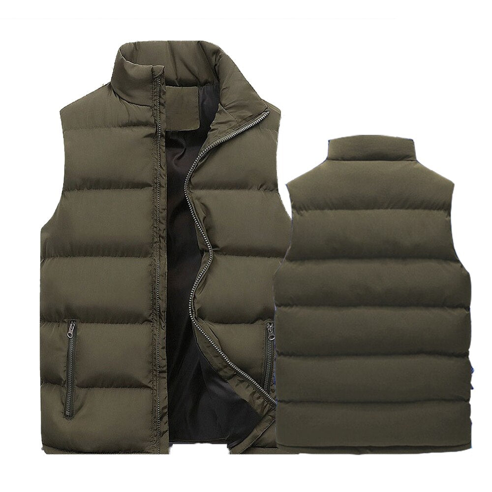 Puffer-Weste | Mit Reißverschluss | Gepolstert | Bodywarmer | Herren Gilet