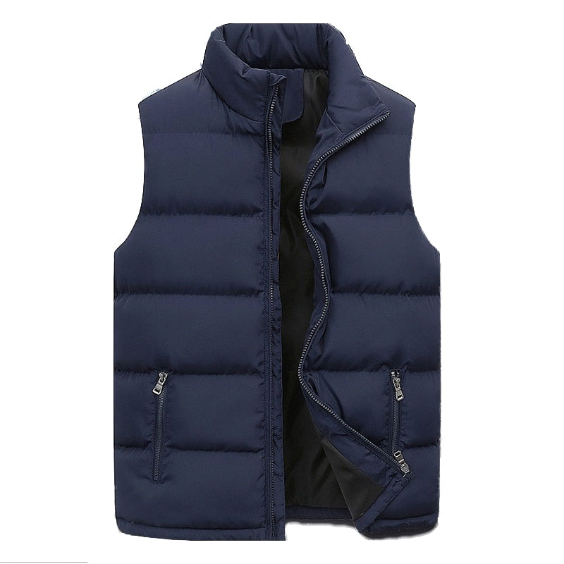 Puffer-Weste | Mit Reißverschluss | Gepolstert | Bodywarmer | Herren Gilet