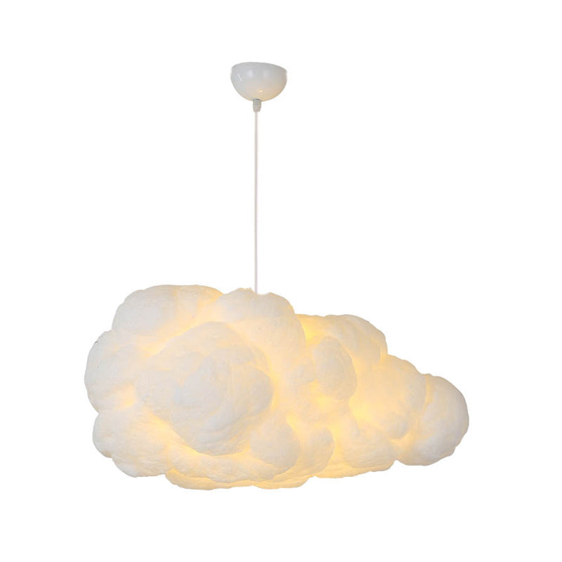 Suspension nuage en fibre de coton doux | Plafonnier moderne pour la maison