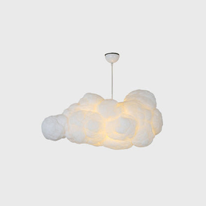 Suspension nuage en fibre de coton doux | Plafonnier moderne pour la maison