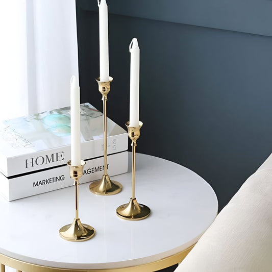 Vintage Candle Holder Set of 3 | Rustic Home Decor for NL Shoppers