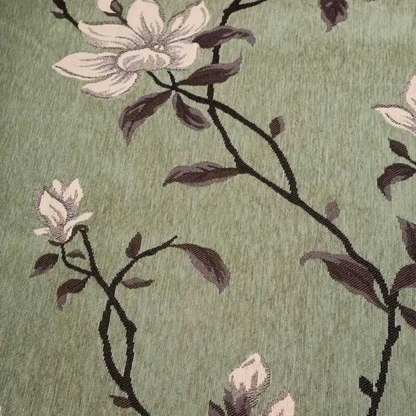 Vintage Bloemen Chenille Bankhoes