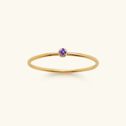 Briony - Birthstone Stacker Ring — made with care and attention to detail.