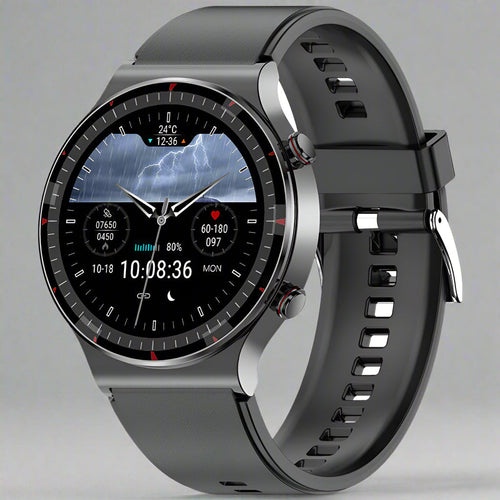 Montre connectée de fitness avec moniteur de fréquence cardiaque et d'oxygène sanguin - Suivi de santé