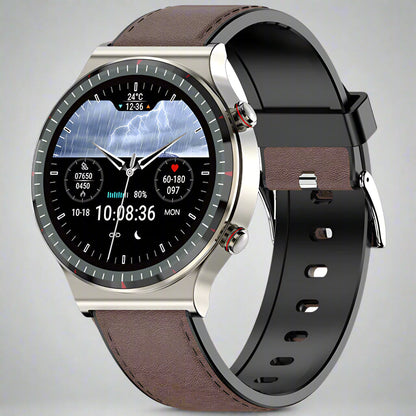 Montre connectée de fitness avec moniteur de fréquence cardiaque et d'oxygène sanguin - Suivi de santé