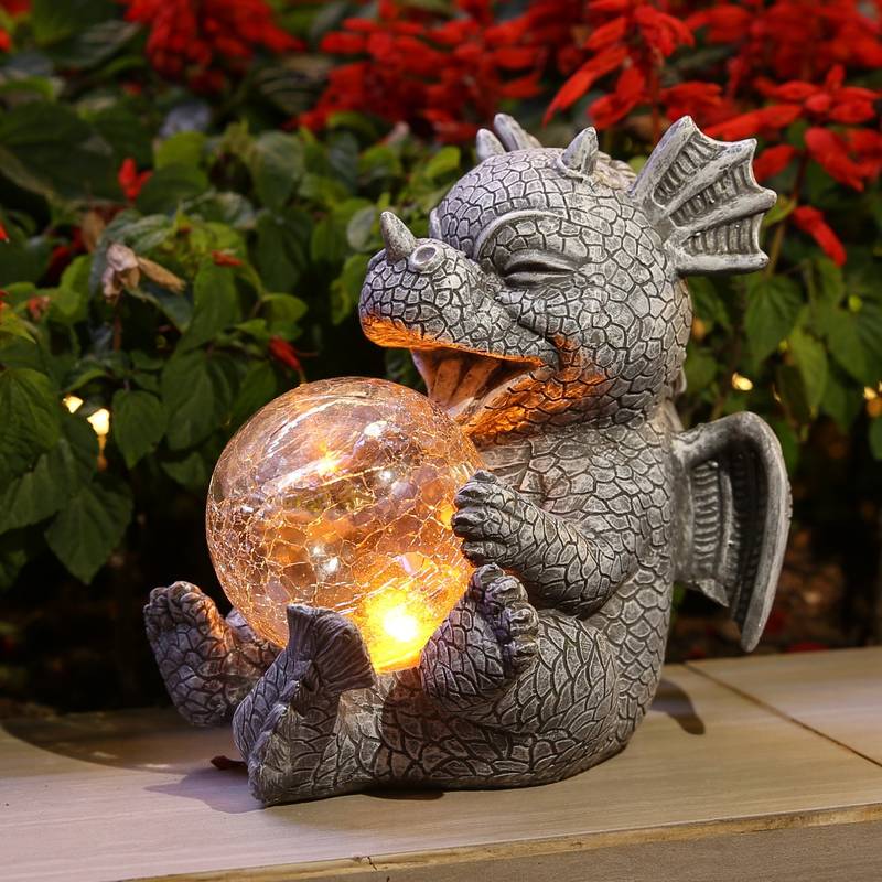 Veilleuse LED Dragon | Lampe de table en résine à lumière chaude pour la décoration intérieure