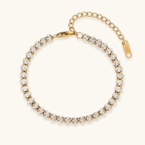 Bracelet de tennis Luna - Diamants — parfait pour celles qui privilégient le confort et le design.