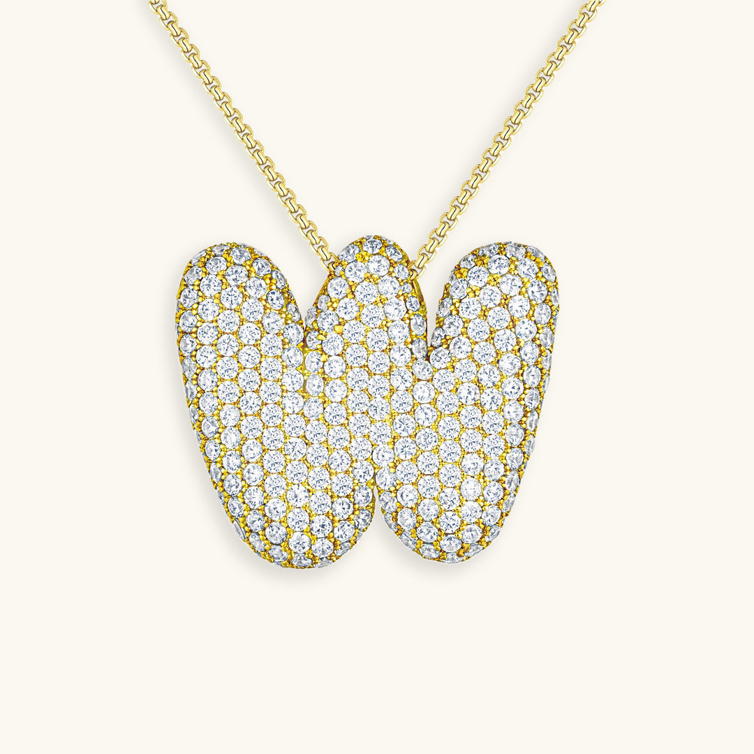 Esme - Bubble Initial Diamond Necklace — designed to inspire your lifestyle.