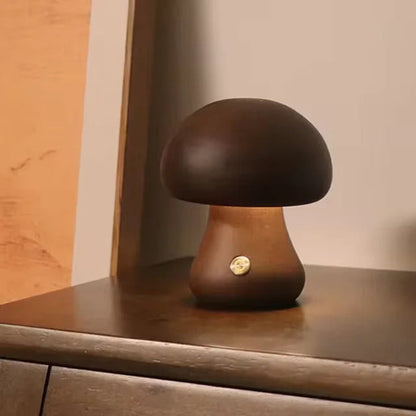 Touch Sensor LED Mushroom Night Light with Adjustable Brightness - Cozy Home Decor