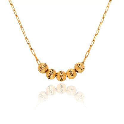 Elara – Personalised Bead Necklace — crafted for everyday quality.