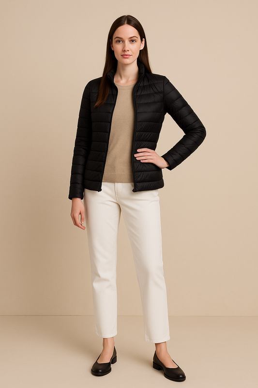 Veste d'hiver pour femme Slim Fit – Légère et chaude avec un design élégant