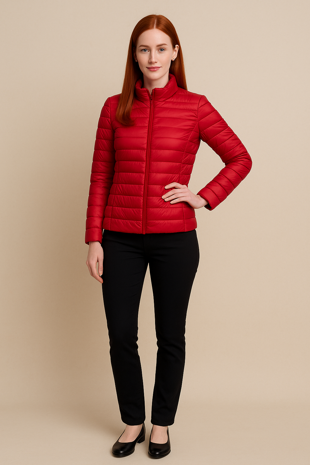 Veste d'hiver pour femme Slim Fit – Légère et chaude avec un design élégant