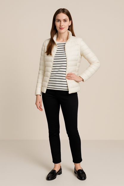 Veste d'hiver pour femme Slim Fit – Légère et chaude avec un design élégant