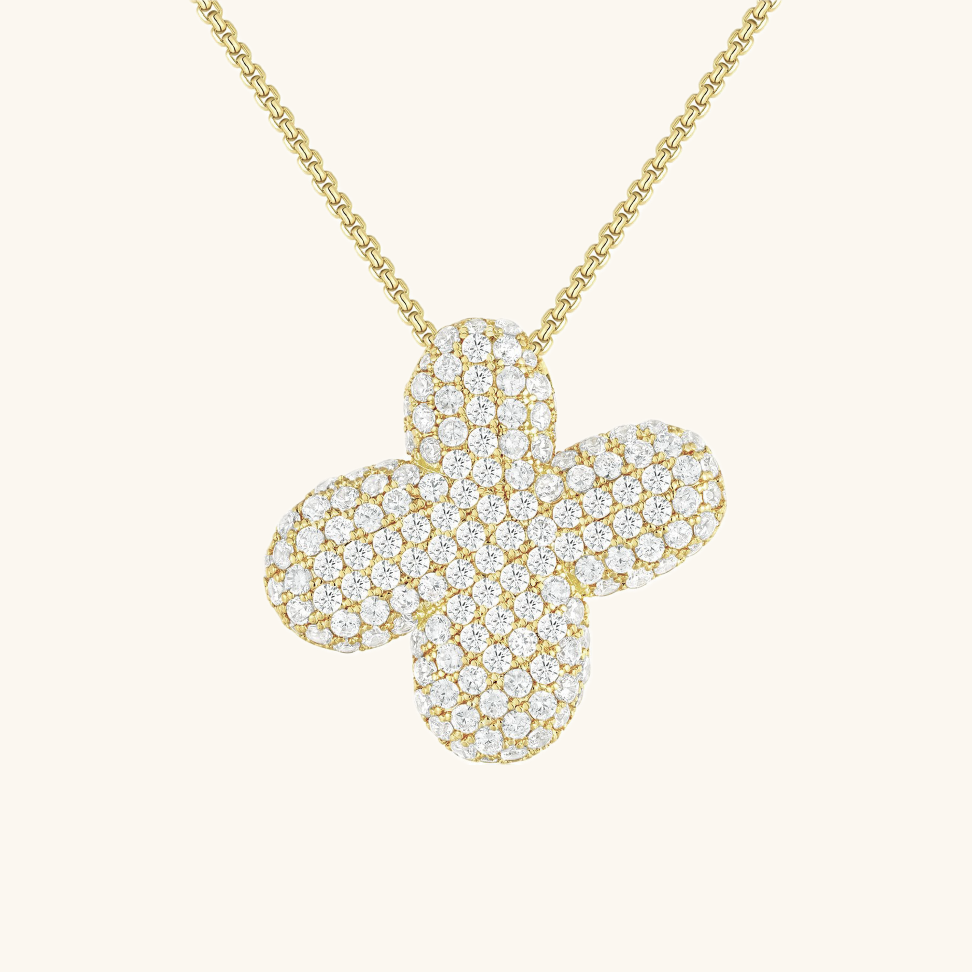 Esme - Bubble Initial Diamond Necklace — designed to inspire your lifestyle.