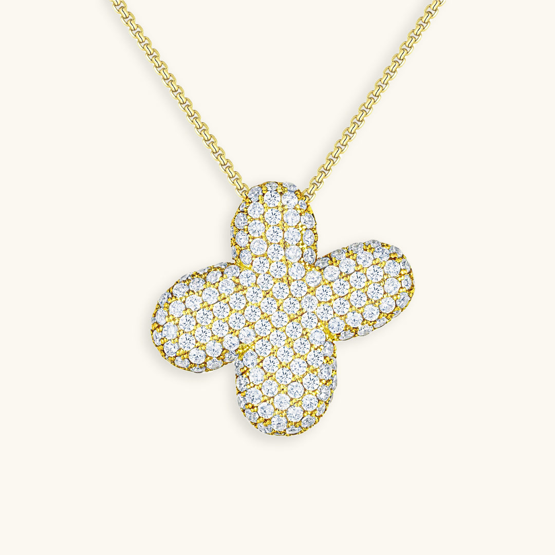Esme - Bubble Initial Diamond Necklace — designed to inspire your lifestyle.