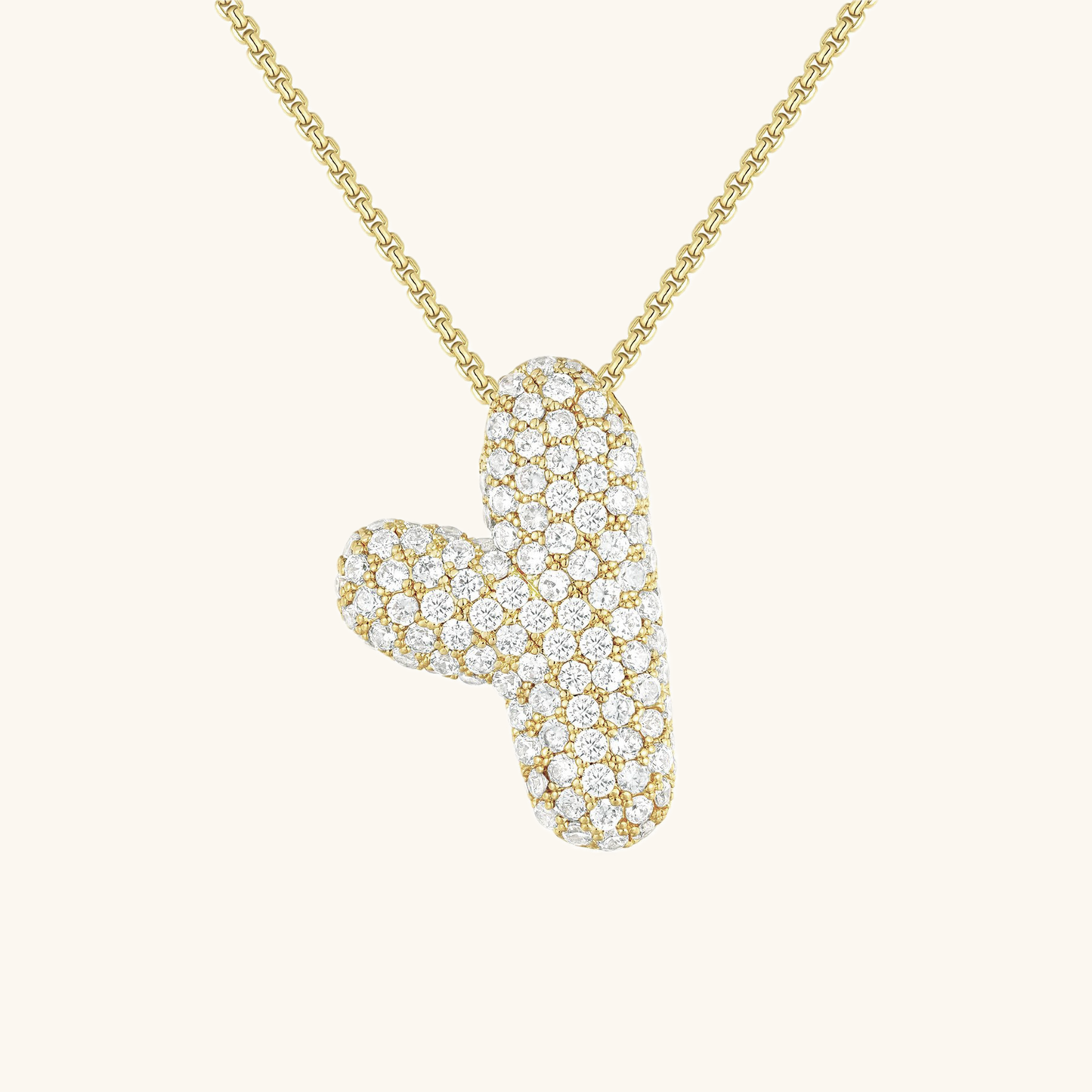 Collier Esme - Initiale en forme de bulle avec diamant — conçu pour inspirer votre style de vie.