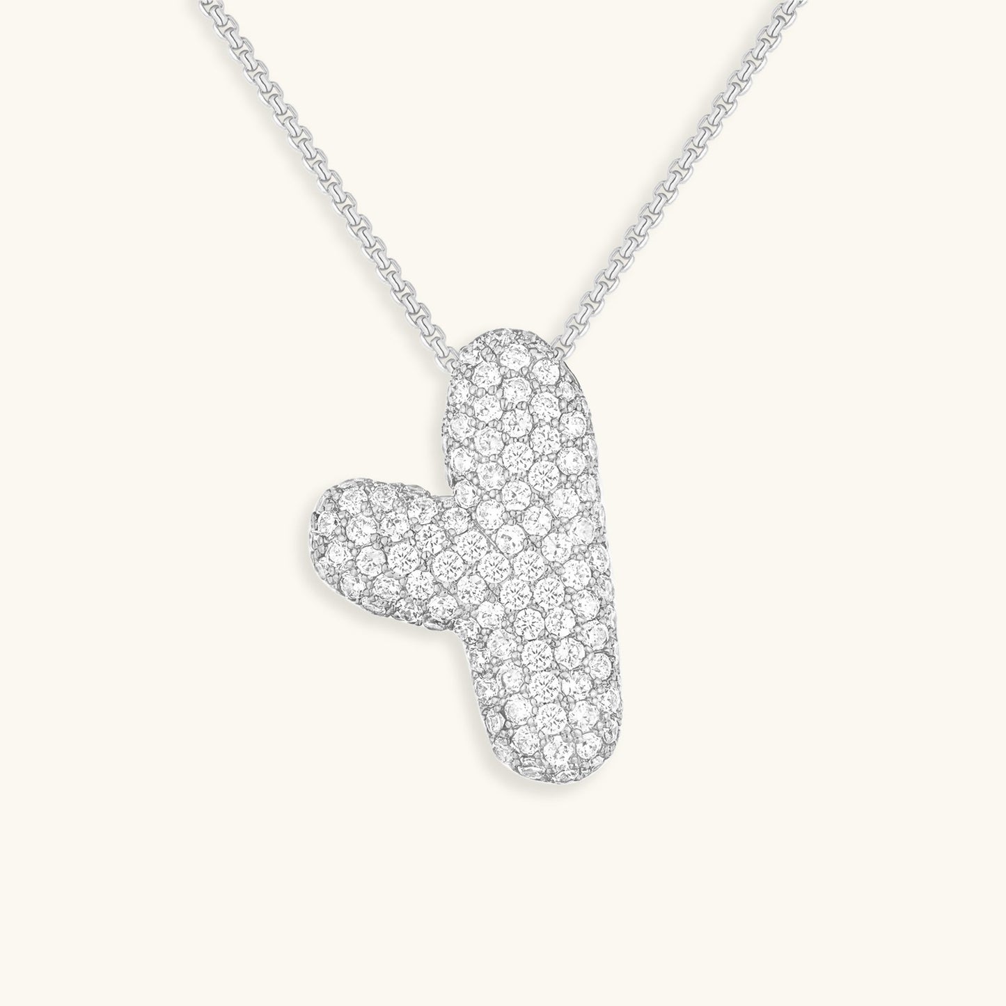 Collier Esme - Initiale en forme de bulle avec diamant — conçu pour inspirer votre style de vie.
