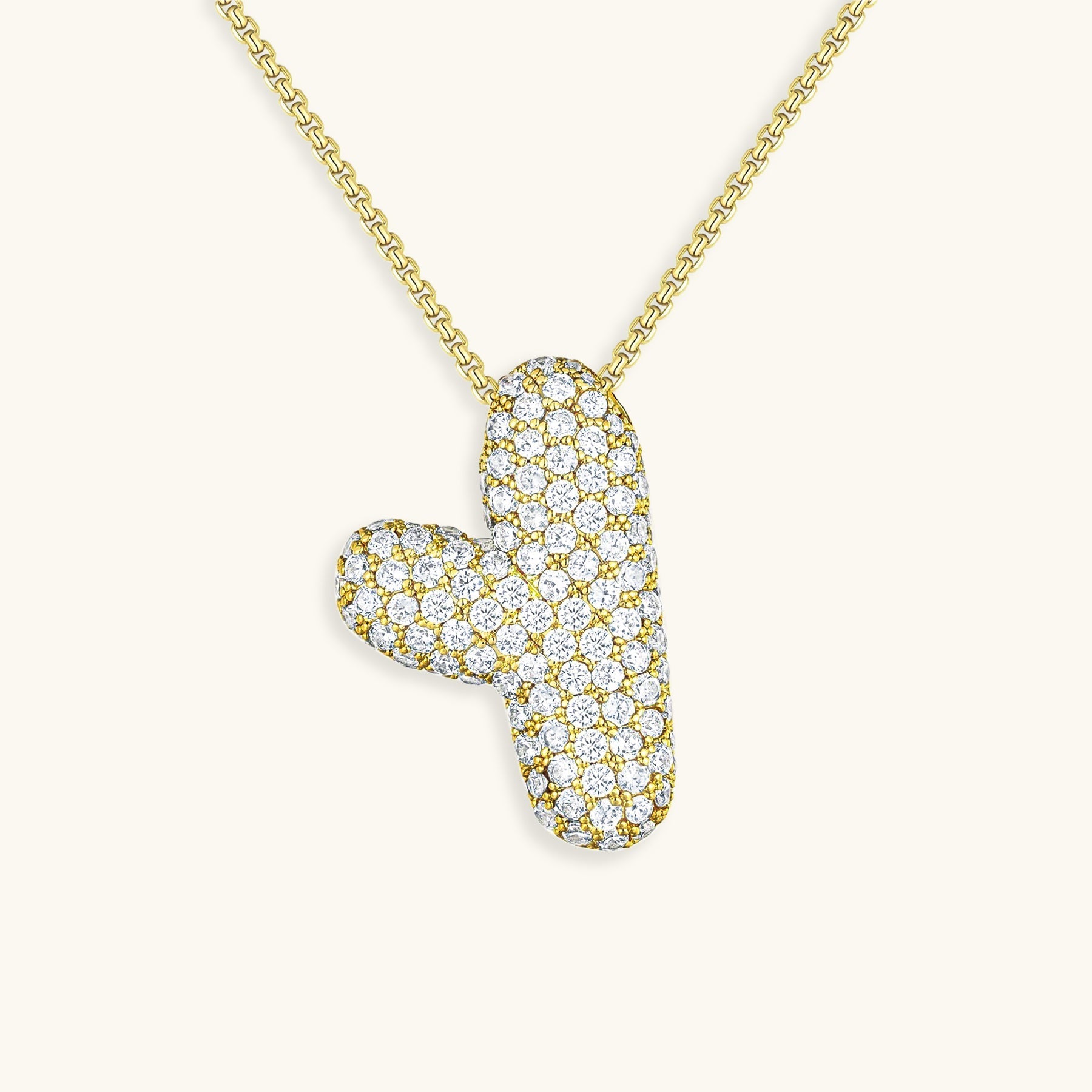 Esme - Bubble Initial Diamond Necklace — designed to inspire your lifestyle.