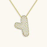Esme - Bubble Initial Diamond Necklace — designed to inspire your lifestyle.