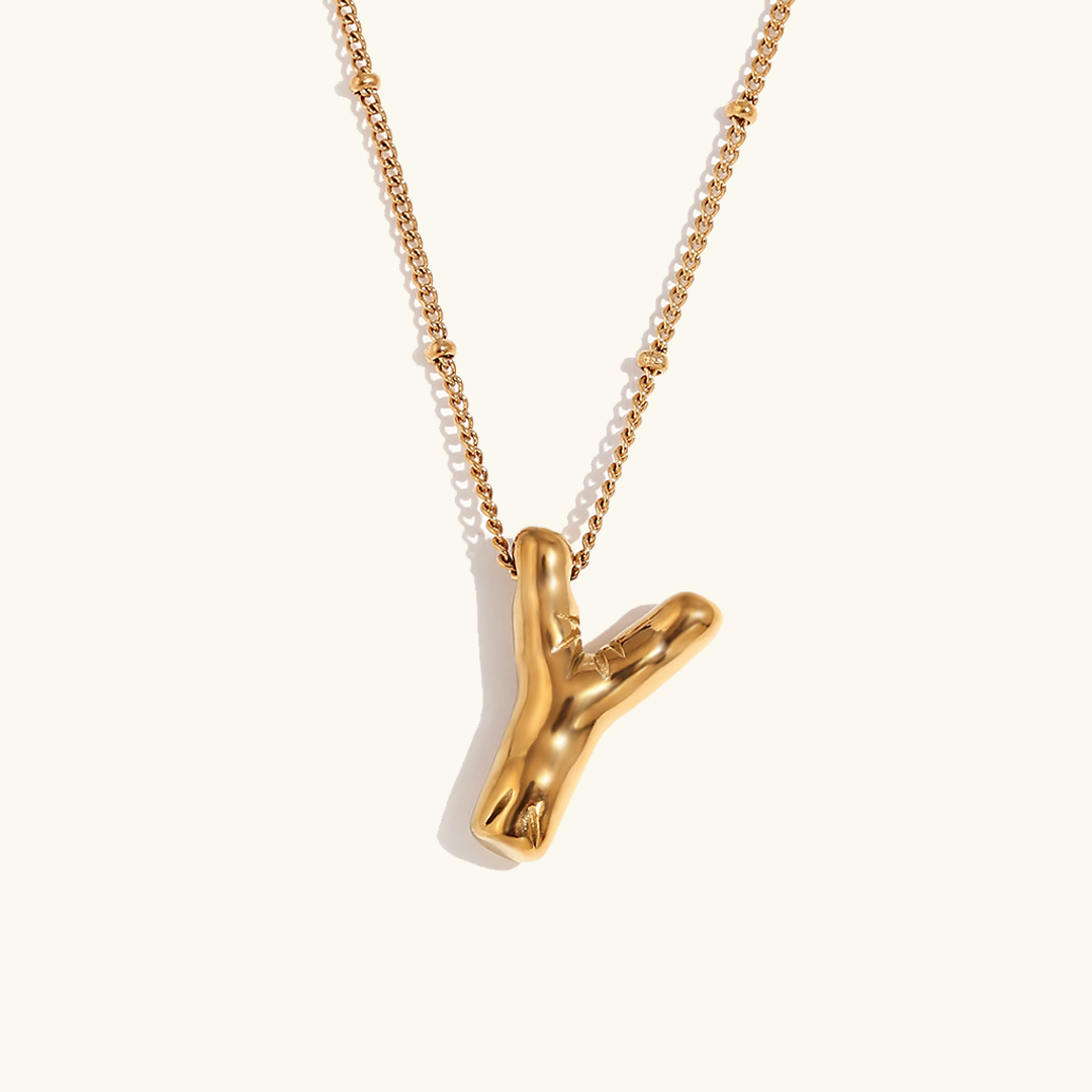 Arabella - Balloon Letter Initial Necklace — crafted for everyday quality.