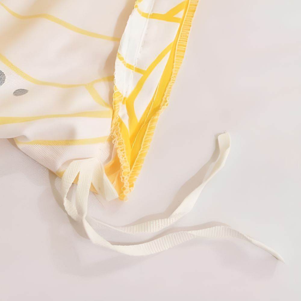 Yellow Blossom Quilt Cover Set - 3 Piece Bedding Set for Comfort