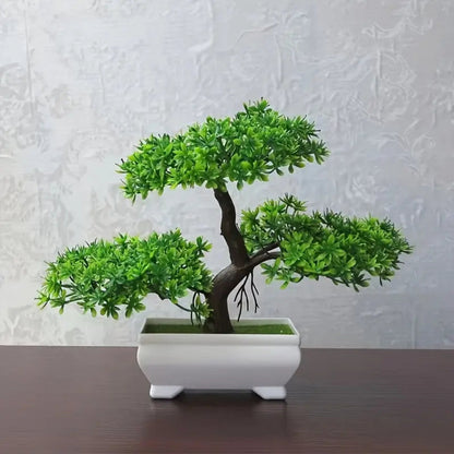 Yuriko Mini Artificial Bonsai Tree for Home Office Desk Decor
